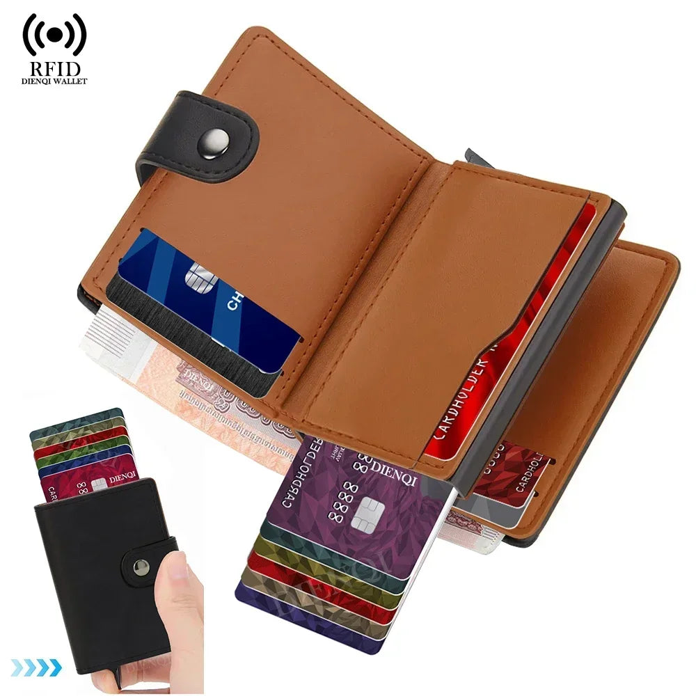 Zenevoa™ Elite Slim RFID-Blocking Leather Cardholder