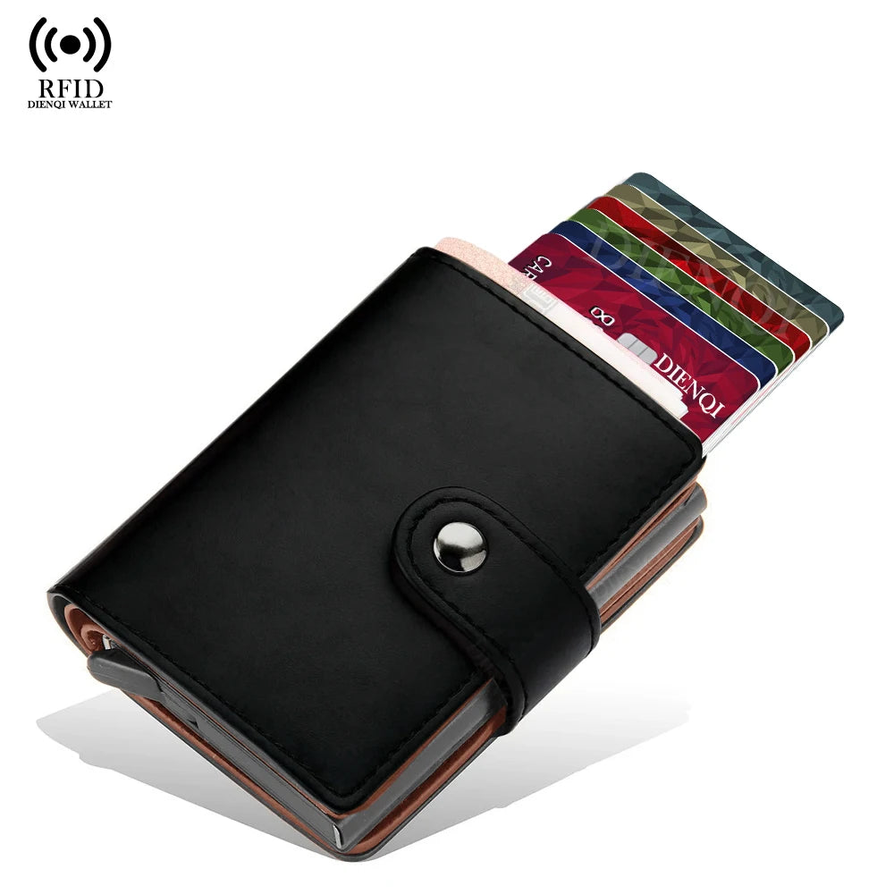 Zenevoa™ Elite Slim RFID-Blocking Leather Cardholder