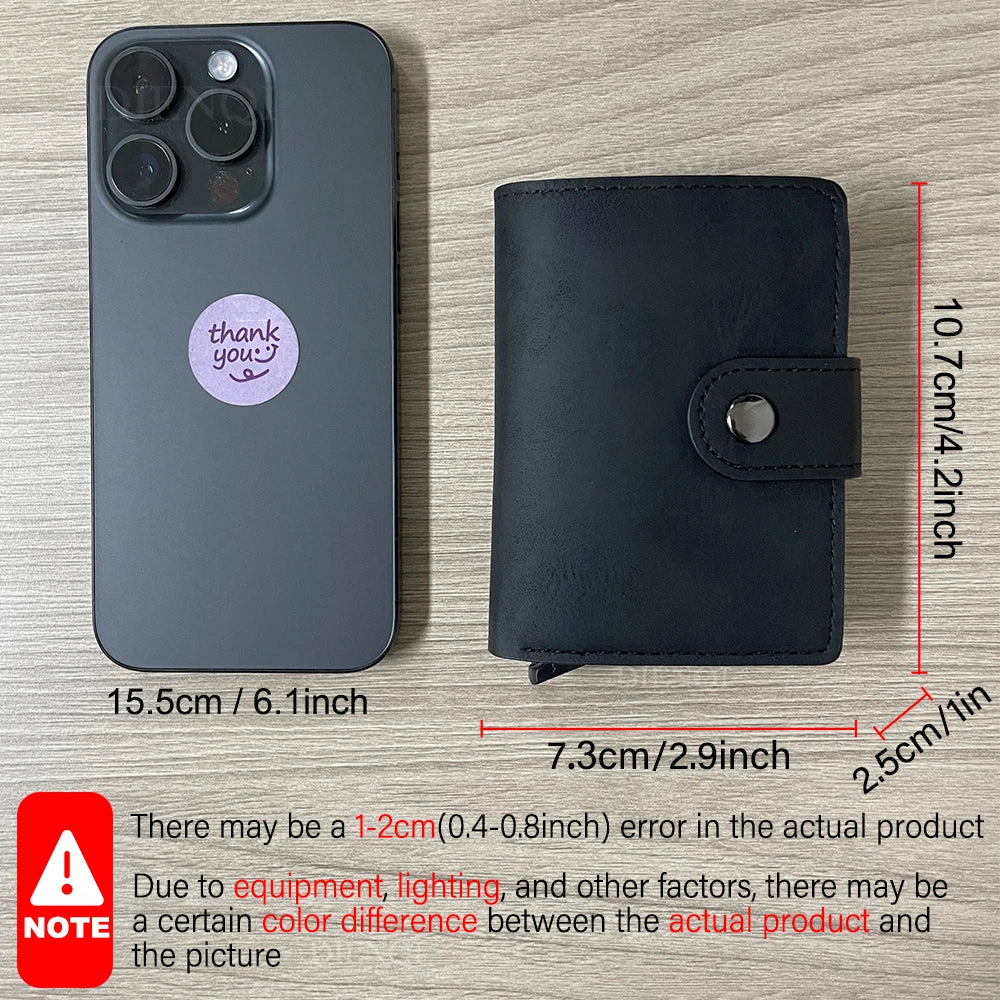Zenevoa™ Elite Slim RFID-Blocking Leather Cardholder